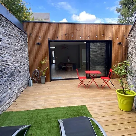 펜션 Cosy Quartier Gare Lafayette Avec Et Sauna Privatif 앙제